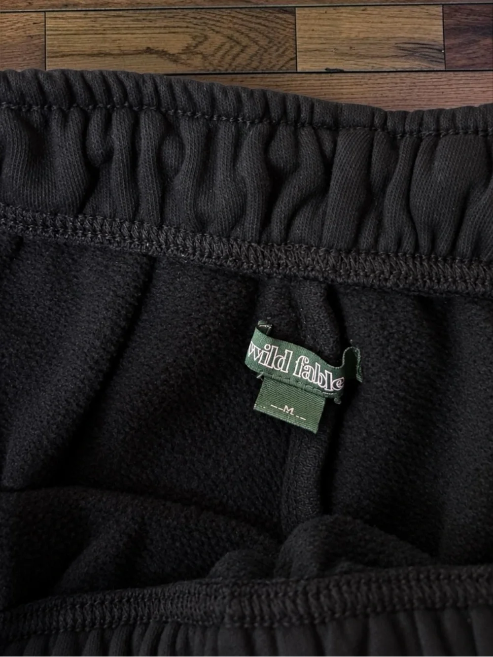 Wild Fable Women’s Black High Rise Fleece Sweat Shorts Size M